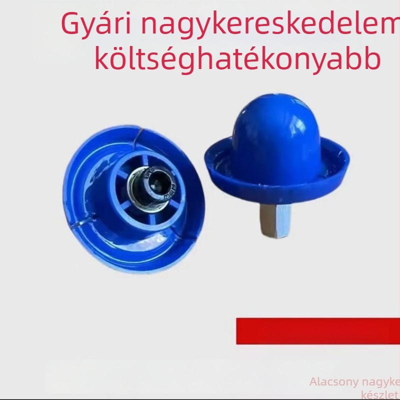 Ragasztópisztoly nylon nyomófejjel, forgó tolólemez, M8 menet, dupla csapágyas fej