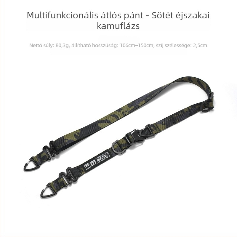 Kültéri többfunkciós nyakpánt állítható, nyújtható váll-crossbody pánttal | Márka ISE MOUNT