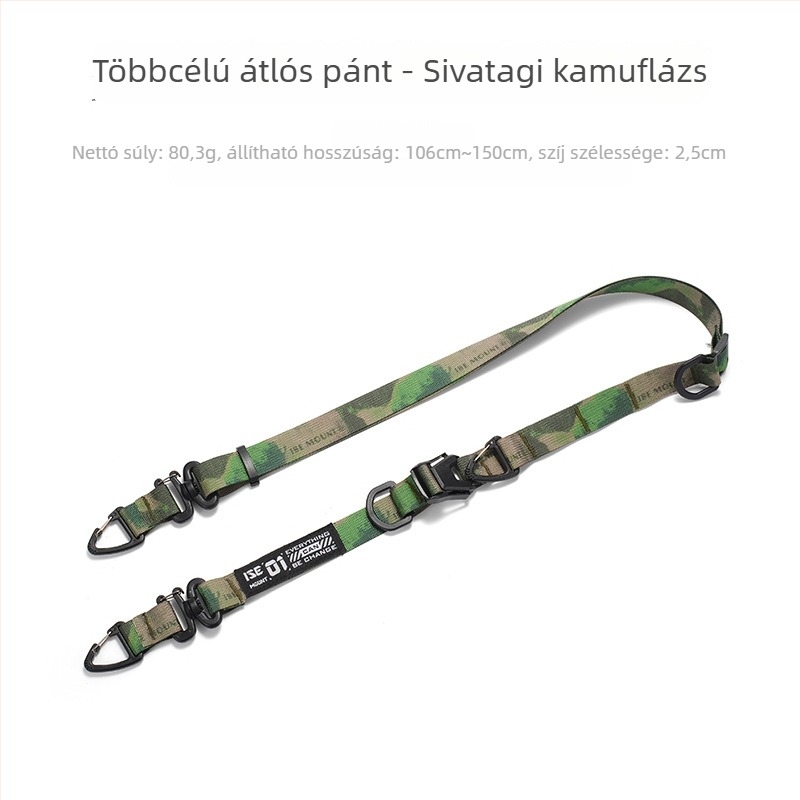 Kültéri többfunkciós nyakpánt állítható, nyújtható váll-crossbody pánttal | Márka ISE MOUNT