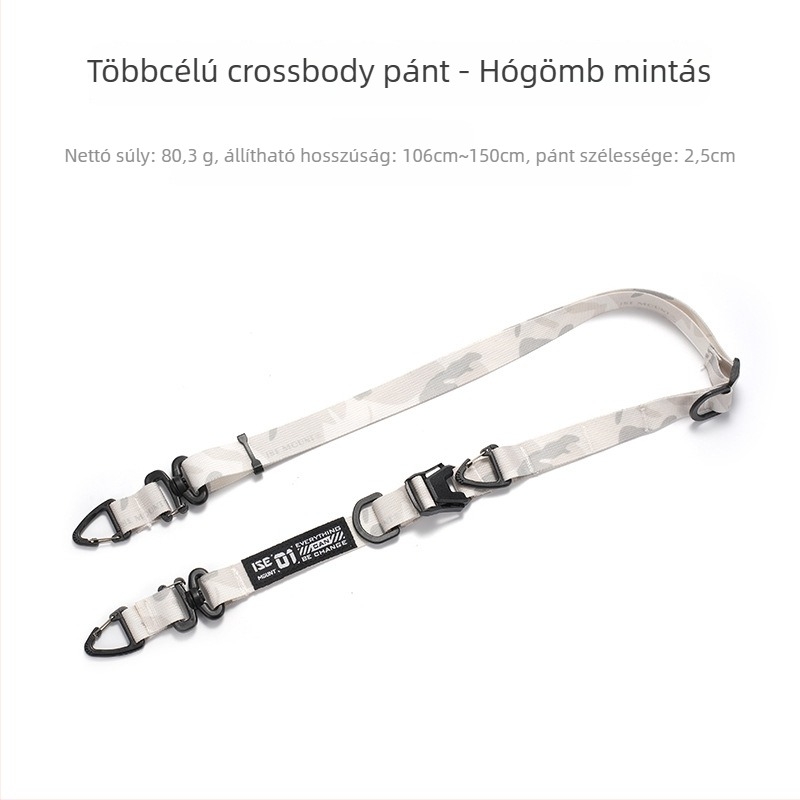 Kültéri többfunkciós nyakpánt állítható, nyújtható váll-crossbody pánttal | Márka ISE MOUNT