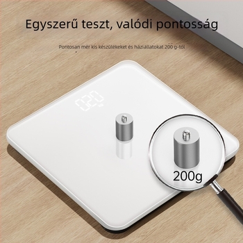 Benbo intelligens testsúly- és testzsírmérleg, pontos testsúlymérés, USB tápegység, max. 180 kg terhelhetőség, otthoni használatra, 2026 modell
