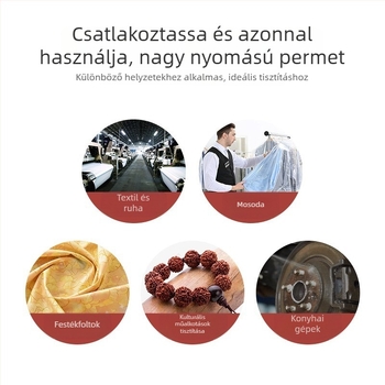 Red Arrow elektromos tisztító spraypisztoly decontaminációhoz és magasnyomású tisztításhoz ruhákhoz, cipőkhöz és játékokhoz