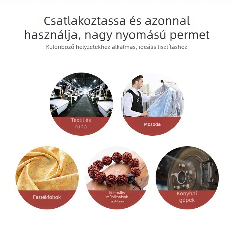 Red Arrow elektromos tisztító spraypisztoly decontaminációhoz és magasnyomású tisztításhoz ruhákhoz, cipőkhöz és játékokhoz