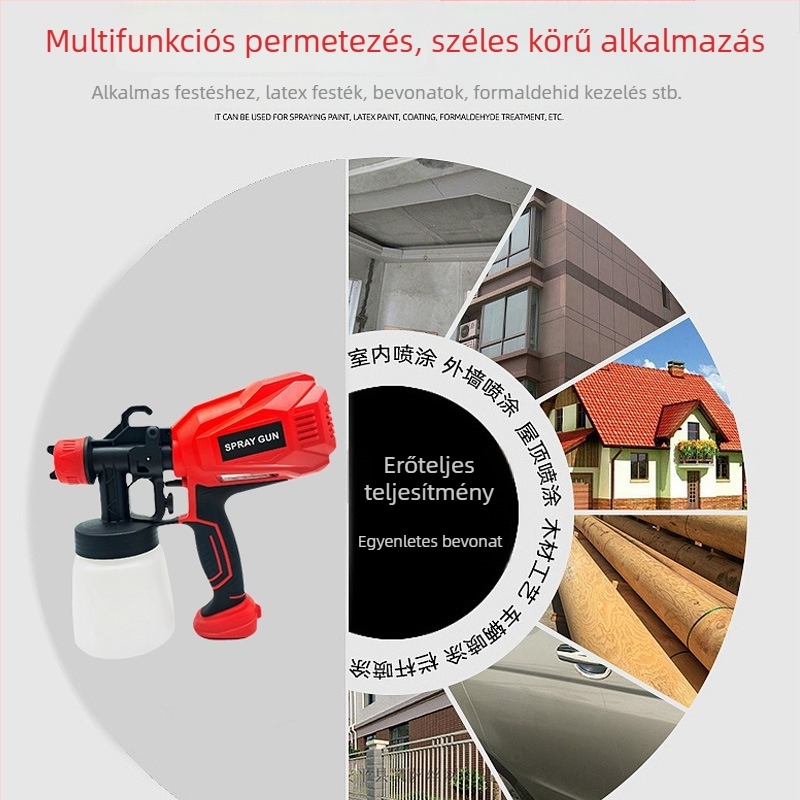 Elektromos szórópisztoly, automata, festéshez, ragasztáshoz és fertőtlenítéshez, 21-220V, modell BLS-49