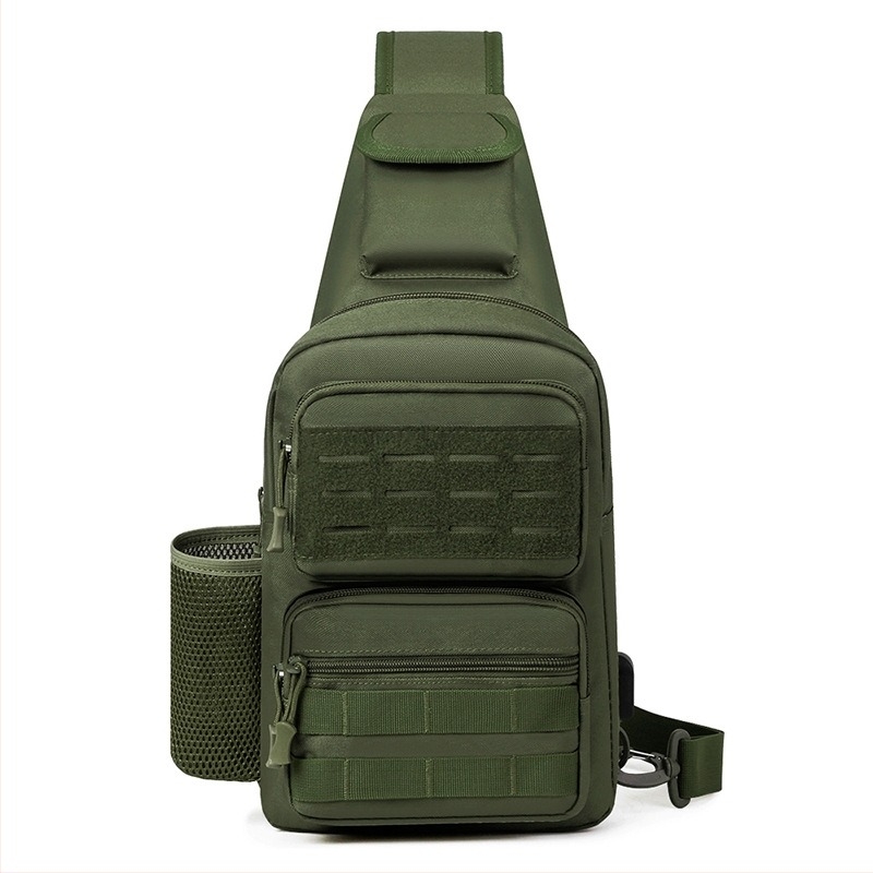 Cool Walker mellkas táska USB porttal, nylon, vízálló, könnyű, uniszex