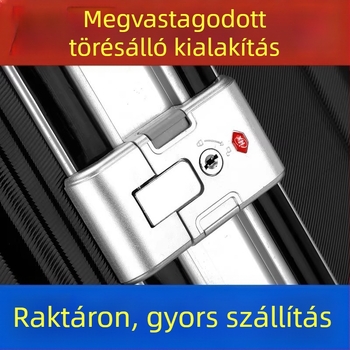ABS anyagú bőröndzár kiegészítő kulccsal – elülső nyitás, táskákhoz tartozék, 2024 tavasz