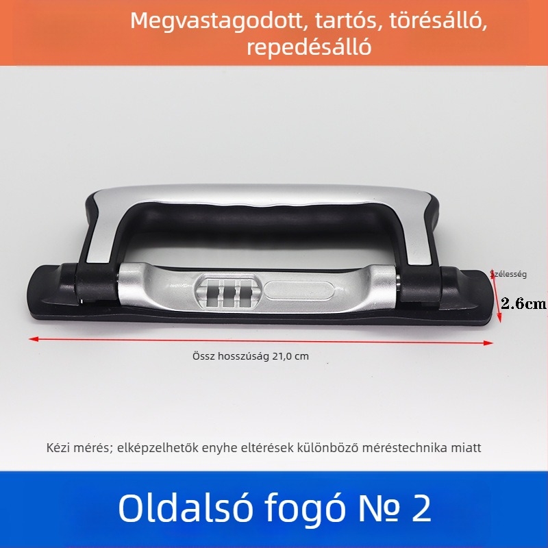 ABS anyagú bőröndzár kiegészítő kulccsal – elülső nyitás, táskákhoz tartozék, 2024 tavasz