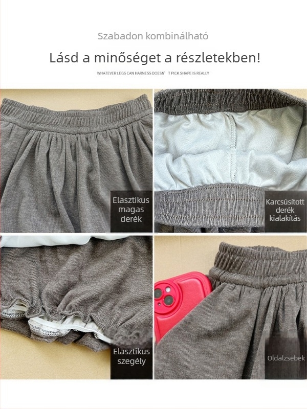 Kék magas derekú A-vonalú rövid pliszírozott szoknya, bolyhos hatású, őszi 2025
