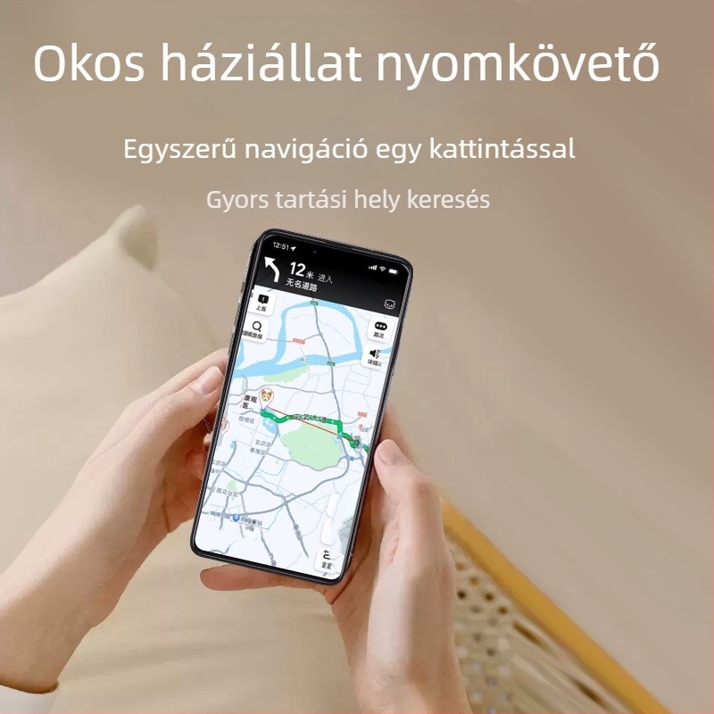 F3 házikedvenc nyomkövető Bluetooth-kapcsolattal, ABS tok, 8 g, iOS-kompatibilis