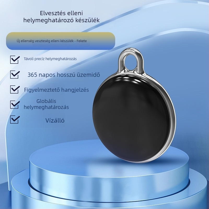 F3 házikedvenc nyomkövető Bluetooth-kapcsolattal, ABS tok, 8 g, iOS-kompatibilis