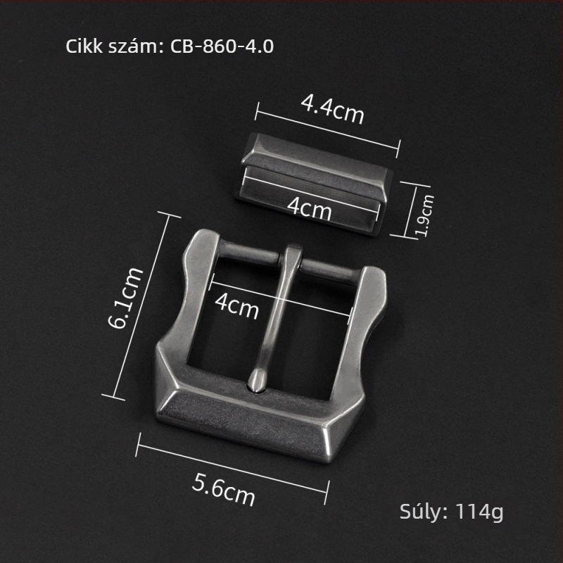 Cb- acél övcsat sorozat - testreszabható, tiszta réz csapos övcsat, férfiak és nők öveire