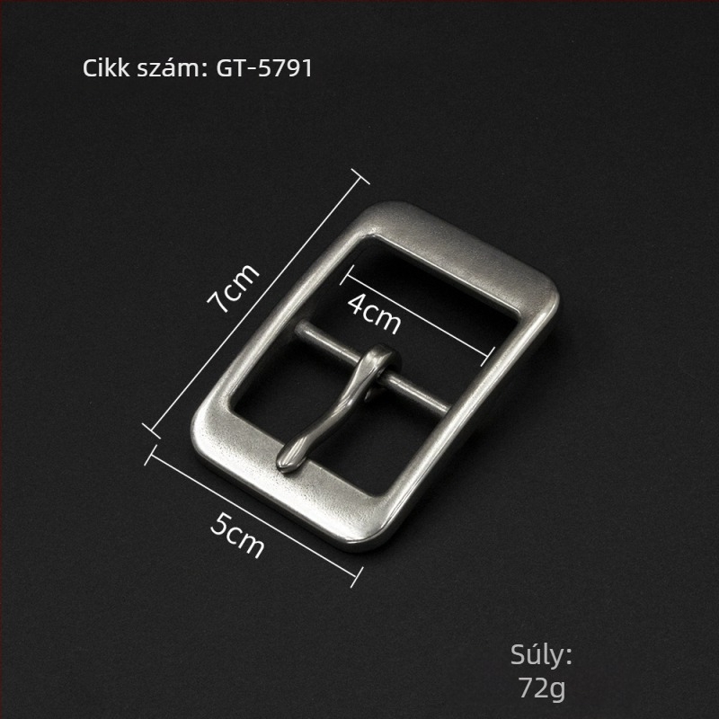 Cb- acél övcsat sorozat - testreszabható, tiszta réz csapos övcsat, férfiak és nők öveire