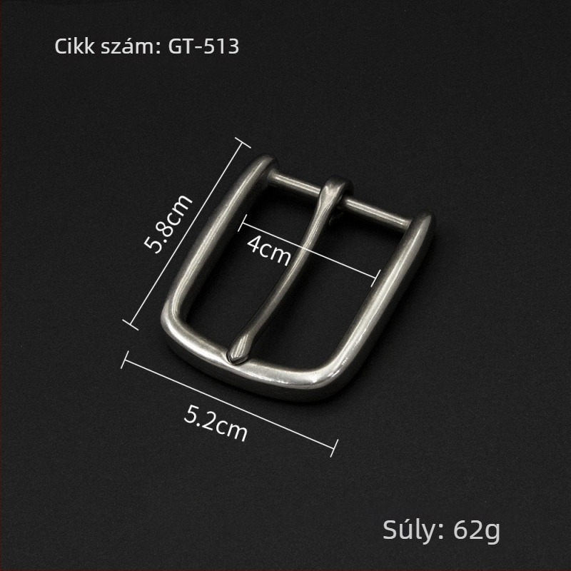 Cb- acél övcsat sorozat - testreszabható, tiszta réz csapos övcsat, férfiak és nők öveire