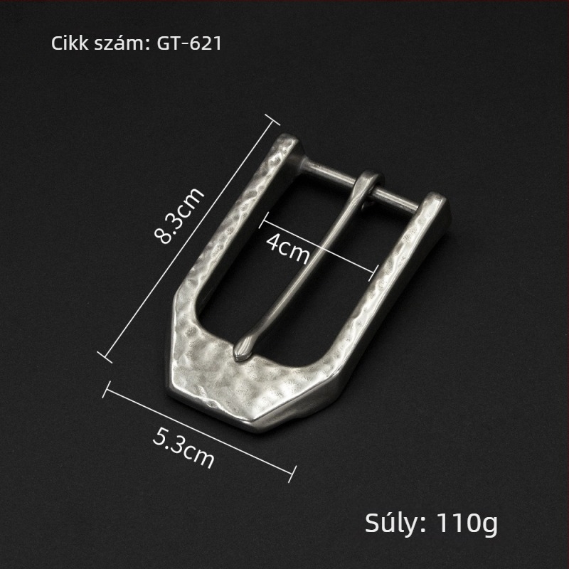 Cb- acél övcsat sorozat - testreszabható, tiszta réz csapos övcsat, férfiak és nők öveire