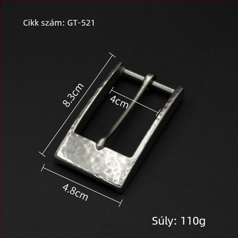 Cb- acél övcsat sorozat - testreszabható, tiszta réz csapos övcsat, férfiak és nők öveire