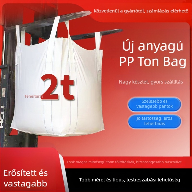 PP műanyag szövött zsák expressz átadáshoz, teherbírás 1–50 t, nyomtatás nélkül