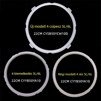 Elektromos nyomásfőző tömítőgyűrű 5L/6L – fedőgumi, élelmiszer-minőségű