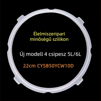 Elektromos nyomásfőző tömítőgyűrű 5L/6L – fedőgumi, élelmiszer-minőségű