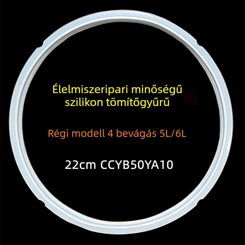 Elektromos nyomásfőző tömítőgyűrű 5L/6L – fedőgumi, élelmiszer-minőségű