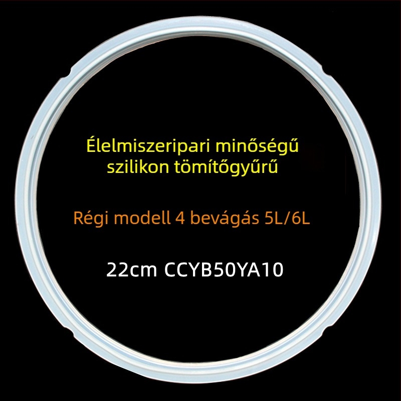 Elektromos nyomásfőző tömítőgyűrű 5L/6L – fedőgumi, élelmiszer-minőségű