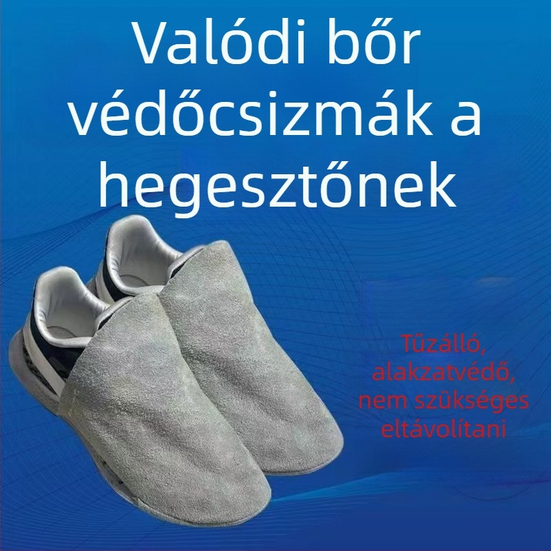 Tehénbőrből készült hegesztő ujjvédők – magas hőállóság, vastagított kialakítás, kopásálló védelem