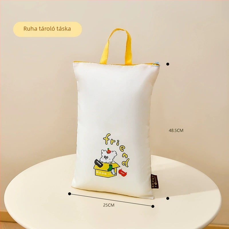 Rajzfilm mintájú utazási tároló táskák készlet, fehérnemű és ruhák számára, PP anyagból, több részes készlet