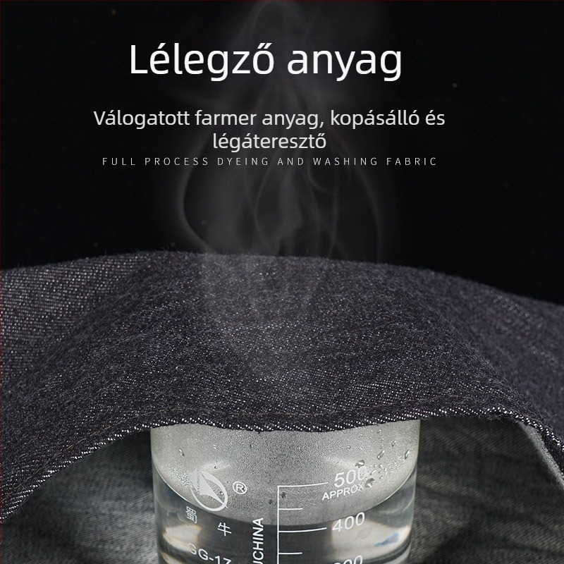 Denim hegesztő kötény, uniszex, derékhoz viselt munkahegesztő, vastag és kopásálló, méretek: 90×60 cm, 100×70 cm, 110×75 cm