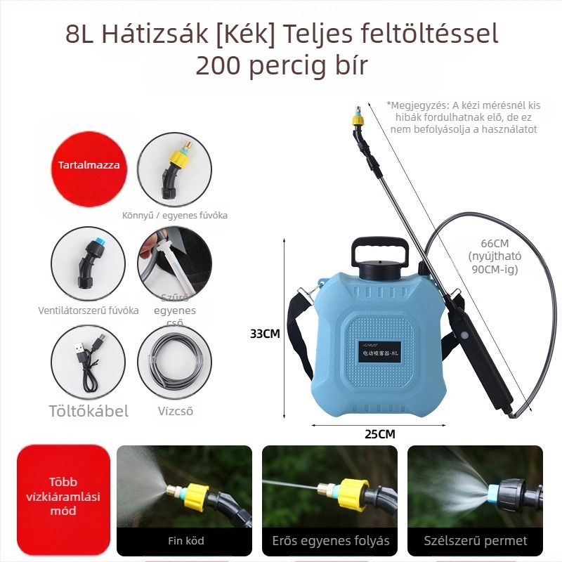 ALMLS Kerti Elektromos Permetező | Anyag: Egyéb | Típus: Vízkanna / Permetező | Otthoni kertekhez