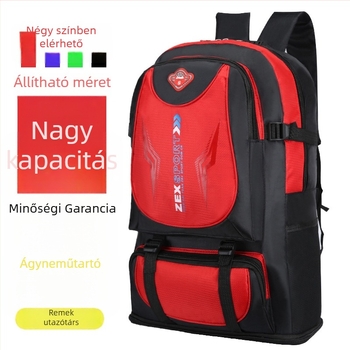 Utazó hátizsák nagy kapacitású 36–55 L, vízálló, 15 hüvelykes laptophoz illeszkedik, dupla vállpánt, poliészter bélés