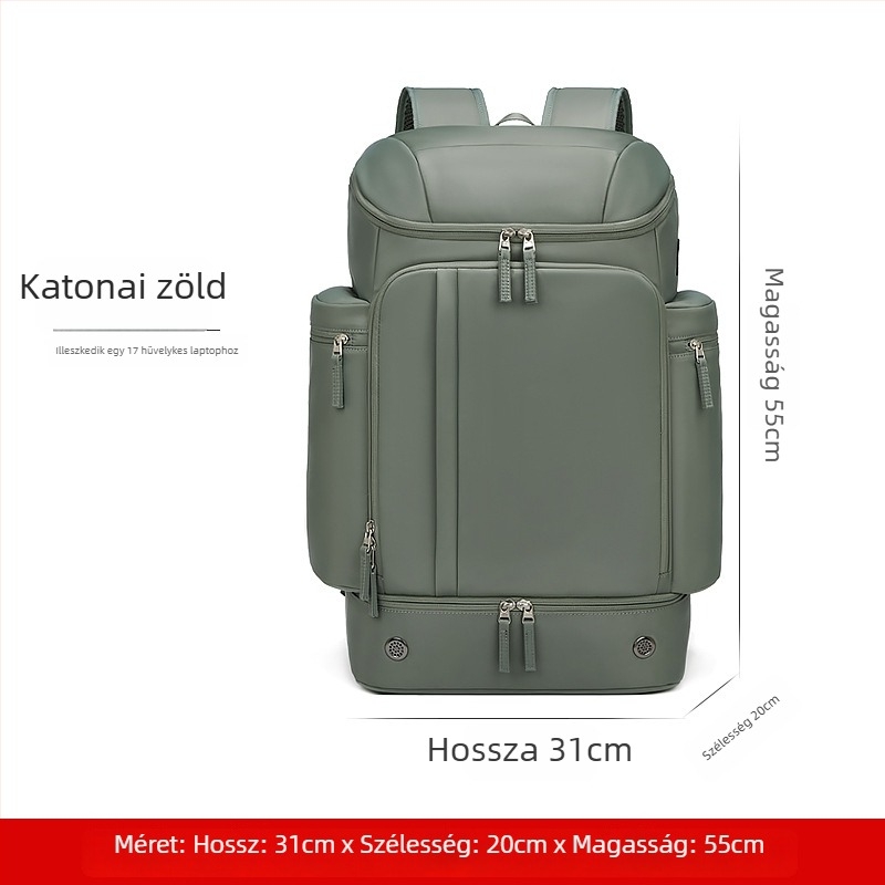 Outwalk kültéri hátizsák geometriás mintával, Oxford anyagból, férfiaknak, katonai stílusú túrahátizsák, kód 7716-1, légáteresztő és vízálló