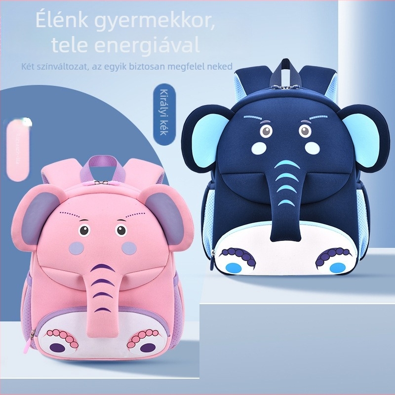 Óvoda hátizsák kartunás mintával — Anyag: diving cloth; Mintázat: cartoon; Légáteresztő, Vízálló, Kopásálló