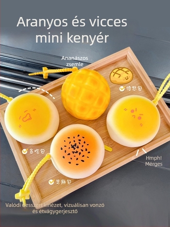Pénztárca érméknek mini ananászos tárolóval, szilikon anyag, geometriás mintázat, gyerekes rajzfilm-stílus