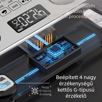 Intelligens testzsírmérleg — digitális, nagy pontosságú, újratölthető, felnőtteknek, otthoni használatra