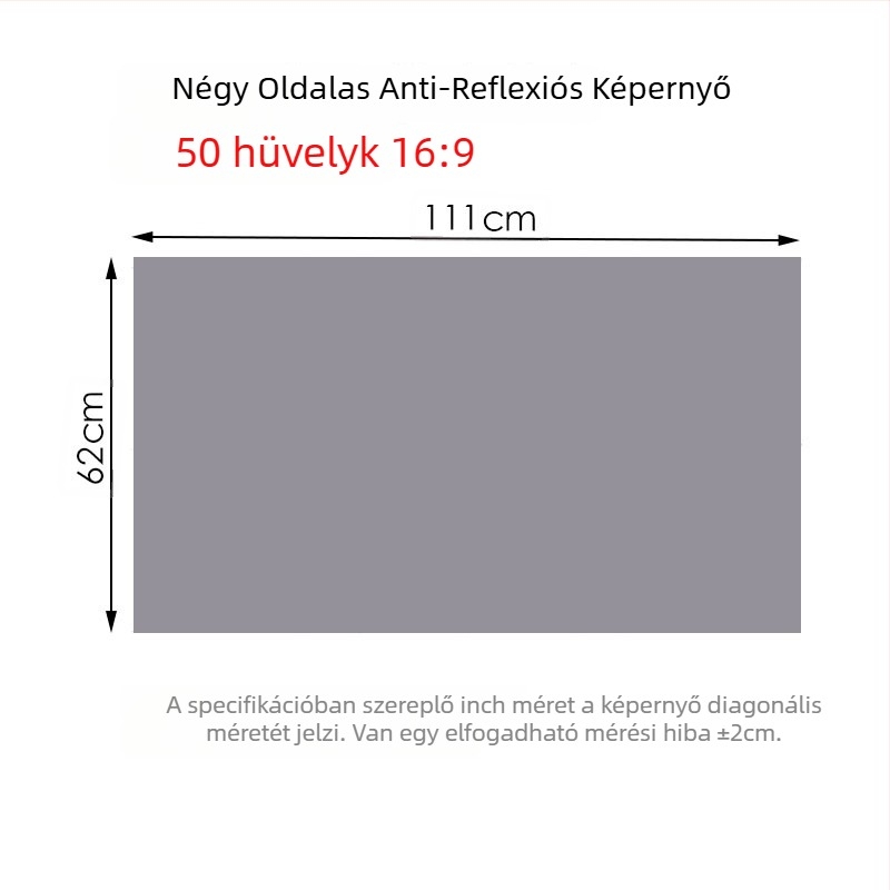 NICEFOUR SK1 Összecsukható, anti-glare vetítővászon, tömeg 100–820 g, jogosított magánmárka, látószög 0–40°