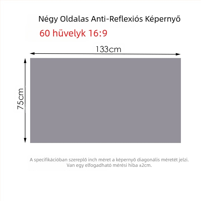 NICEFOUR SK1 Összecsukható, anti-glare vetítővászon, tömeg 100–820 g, jogosított magánmárka, látószög 0–40°