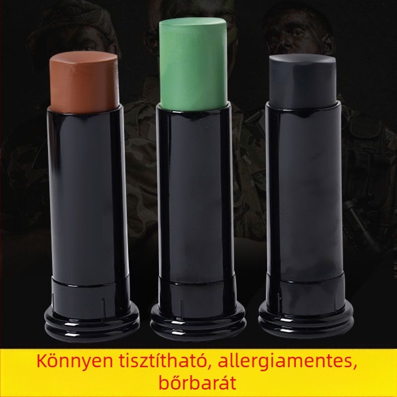 Chagall álcázó testfesték olajkészlet, háromszínű, 30 g, katonai rajongók és szabadtéri kempingezéshez