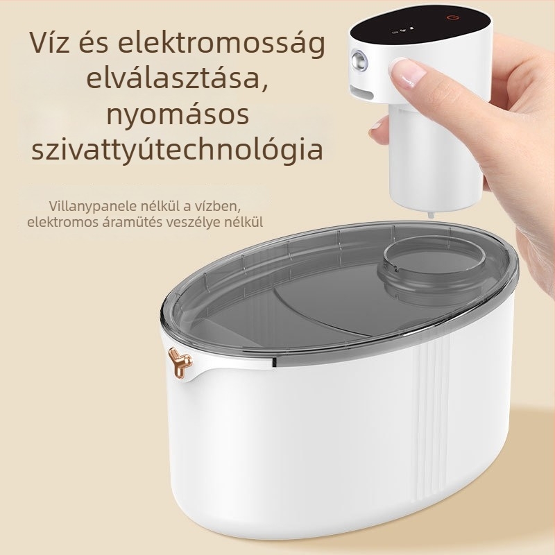 Új intelligens háziállat-vízadagoló közelítésérzékelővel, csendes működés, víz és elektromosság elválasztása, KS800s