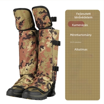 TPU cipőgaiter hosszú cső, uniszex, téli–ősz sivatagi túrákhoz