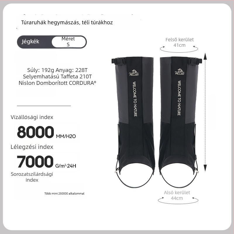 Cordura hógaiterek felnőtteknek – védelem a vádliban, hegymászás, túrázás és kemping, vízálló Taslan/Nylon