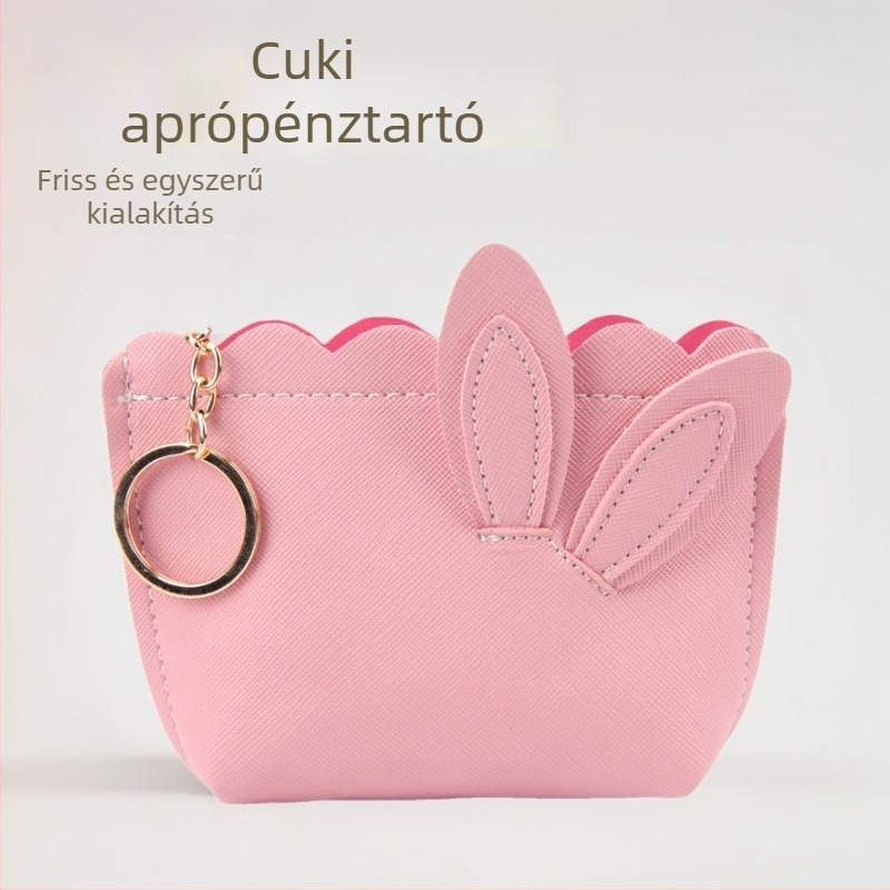 PU bőr pénztárca érmeinek, modell 9009, mintázat 51709658, friss és édes stílus, nőknek