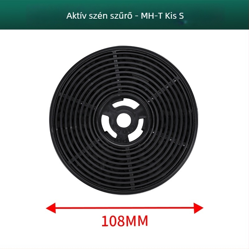 Manhe aktív szén szűrő konyhai szívóhoz, belső keringés tisztítás, felületi szerelés, modell Activated carbon