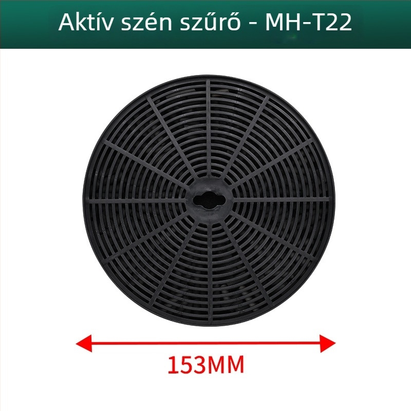 Manhe aktív szén szűrő konyhai szívóhoz, belső keringés tisztítás, felületi szerelés, modell Activated carbon