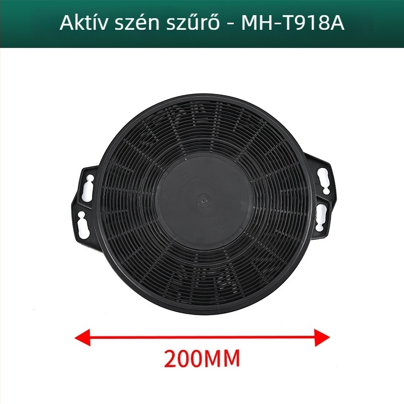 Manhe aktív szén szűrő konyhai szívóhoz, belső keringés tisztítás, felületi szerelés, modell Activated carbon