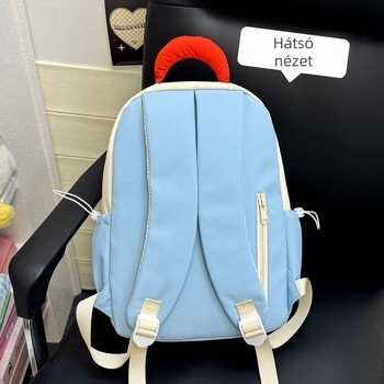 Uniszex nylon hátizsák vízálló anyagból, zseb laptophoz, kapacitás 20 L alatt, állatmintás dizájn.