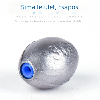 Gumiból készült horgász súlyok, hordó alakú kivitel, kerek tárolózacskóban, testre szabható