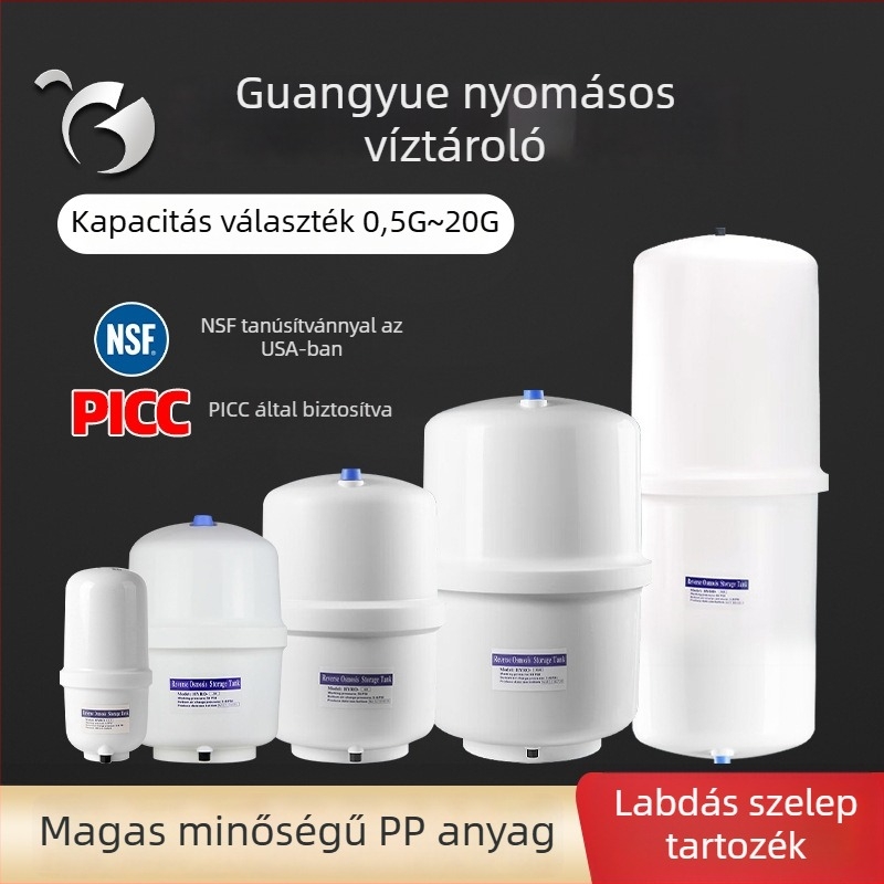 Light Leap Víztisztító Tároló Tartály Kiegészítők – Szivárgásmentes, Túlfolyás elleni védelem, Modell 0.5-20G
