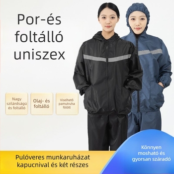Unique porvédő split-típusú munkaruha overálok, poliészter