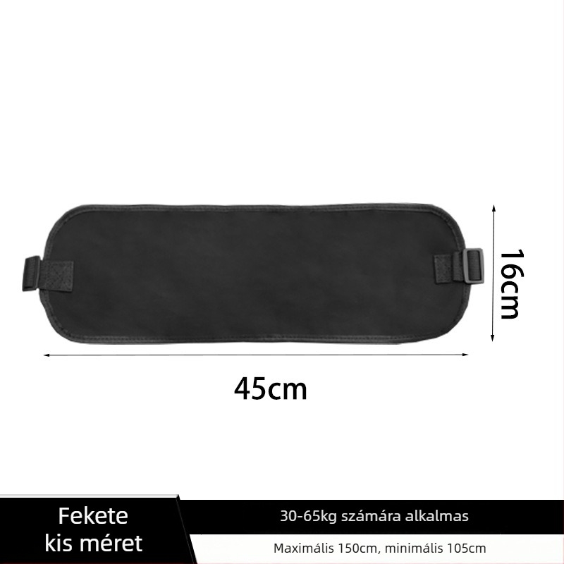 Kaixiu kerekesszékhez való biztonsági öv – poliészter öv és poliészter biztonsági kötél, 55 cm hosszú