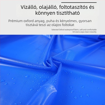 Kopásálló, vízálló kötény húsfeldolgozáshoz és vízi termékekhez, marha ín anyagból, 800 g, sav- és lúgálló