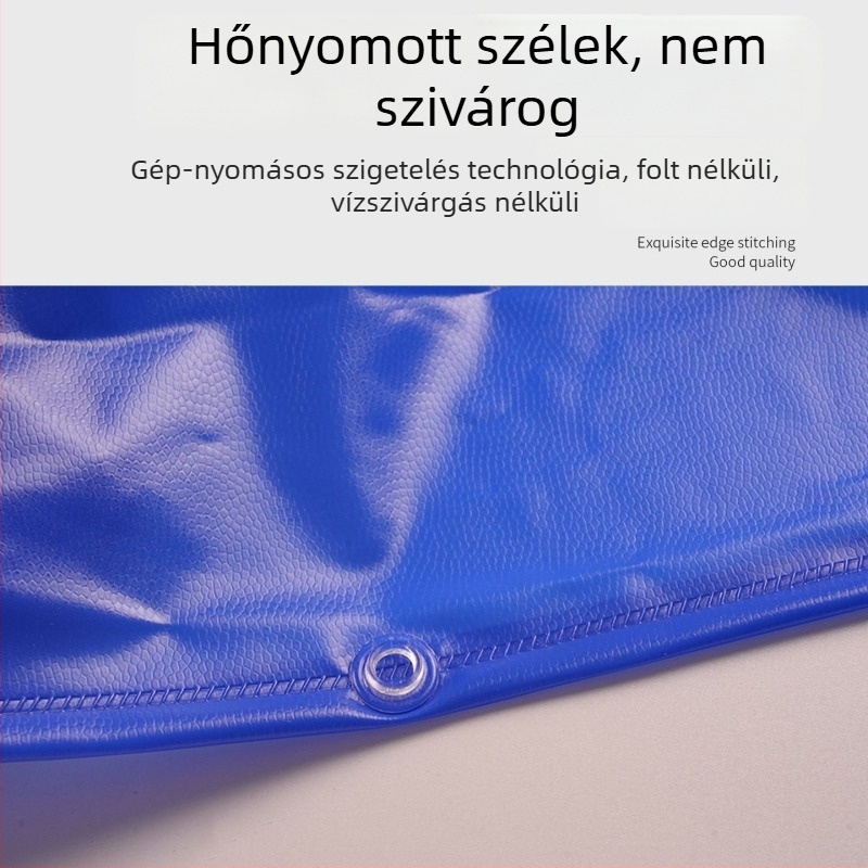 Kopásálló, vízálló kötény húsfeldolgozáshoz és vízi termékekhez, marha ín anyagból, 800 g, sav- és lúgálló